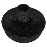 Hartford Black  Tufted Round Sofa