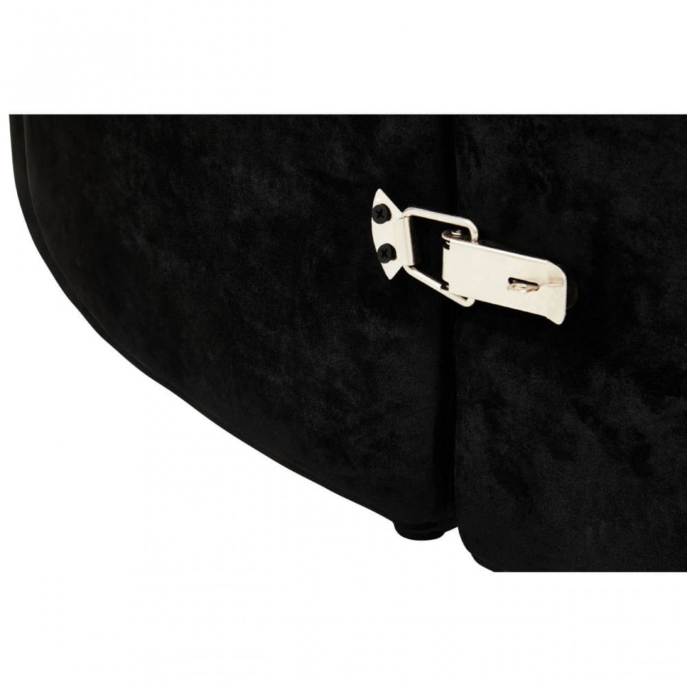 Hartford Black  Tufted Round Sofa