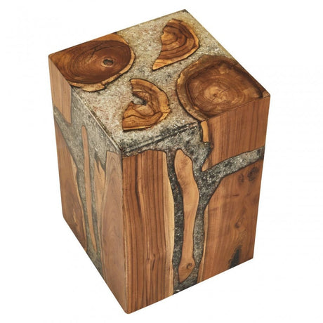 Sakra Burnt Effect Stool