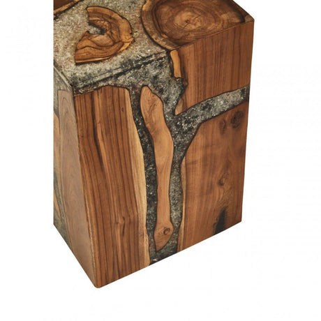 Sakra Burnt Effect Stool