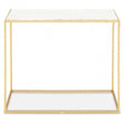Templar Gold Finish Console Table