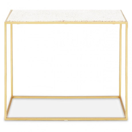 Templar Gold Finish Console Table