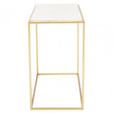 Templar Gold Finish Console Table