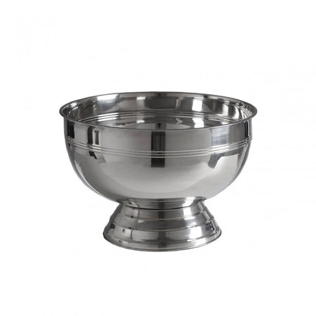 Ankara Silver Finish Bowl With Lines