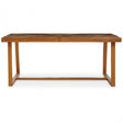 Kendari Natural Teak Wood Dining Table