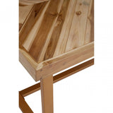 Kendari Natural Teak Wood Dining Table