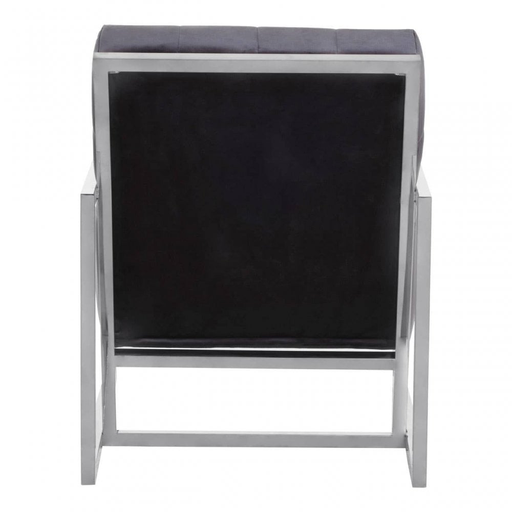 Hana Black Velvet Chair