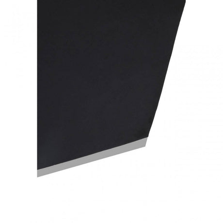 Hagen Black And Silver Square Stool