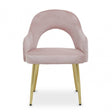 Dani Dusky Pink Velvet Dining Chair