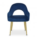 Dani Midnight Velvet Dining Chair