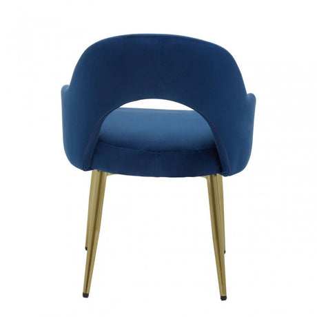 Dani Midnight Velvet Dining Chair