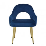 Dani Midnight Velvet Dining Chair