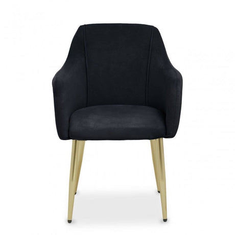 Darcy Black Velvet Dining Chair