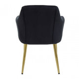 Darcy Black Velvet Dining Chair