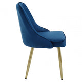 Demi Midnight Velvet Dining Chair