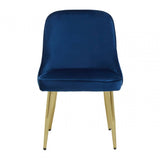 Demi Midnight Velvet Dining Chair
