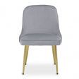 Demi Grey Velvet Dining Chair