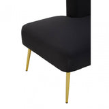 Heather Black Chaise Lounge