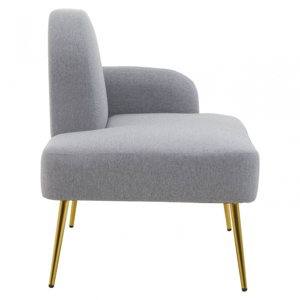 Heather Grey Chaise Lounge