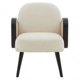 Hala Natural Velvet Armchair