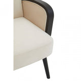 Hala Natural Velvet Armchair