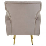 Hayley Mink Velvet Armchair