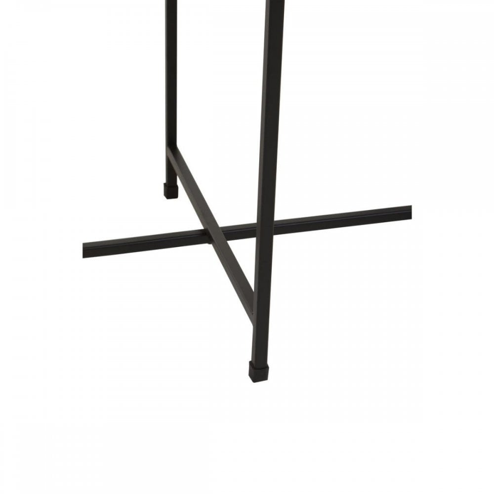 Ramus Two Tier Black And White Ombre Side Table