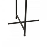 Ramus Two Tier Black And White Ombre Side Table