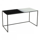 Ramus Three Piece Black And White Ombre Coffee Table