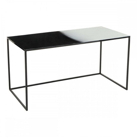 Ramus Three Piece Black And White Ombre Coffee Table