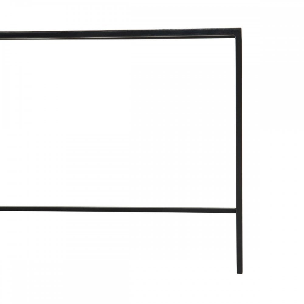 Ramus Three Piece Black And White Ombre Coffee Table