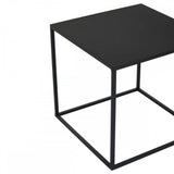 Ramus Three Piece Black And White Ombre Coffee Table