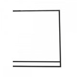 Ramus Black And White Ombre Console Table