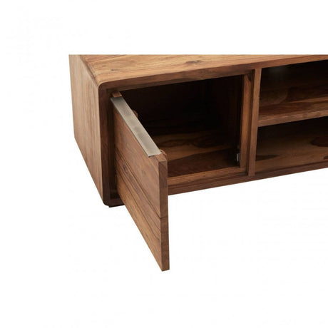 Surati One Door Sheesham And Acacia Wood Media Unit