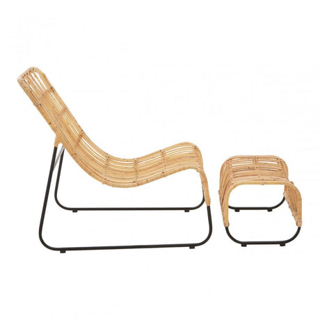 Manado Chair And Footstool