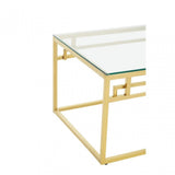 Allure Gold Brushed Coffee Table