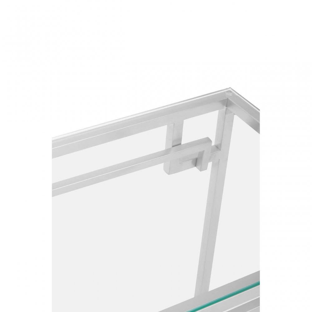 Allure Silver Console Table