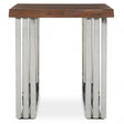 Hampstead Natural And Silver Small Console Table
