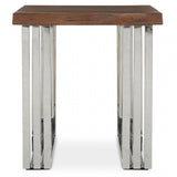 Hampstead Natural And Silver Small Console Table