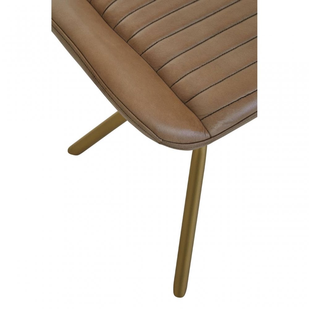 Buffalo Grey Leather Foot Stool