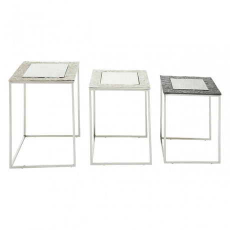 Akola Set Of 3 Rectangular Side Tables