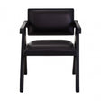 Buffalo Black Leather Armchair