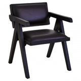 Buffalo Black Leather Armchair