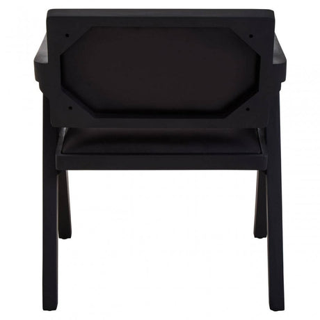 Buffalo Black Leather Armchair