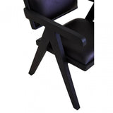 Buffalo Black Leather Armchair