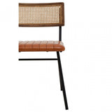 Buffalo Tan Leather Dining Chair