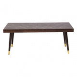 Naro Mango Wood And Gold Finishing Coffee Table