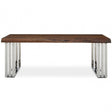 Hampstead Natural And Silver Coffee Table
