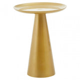 Pali Gold Round Side Table
