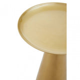 Pali Gold Round Side Table
